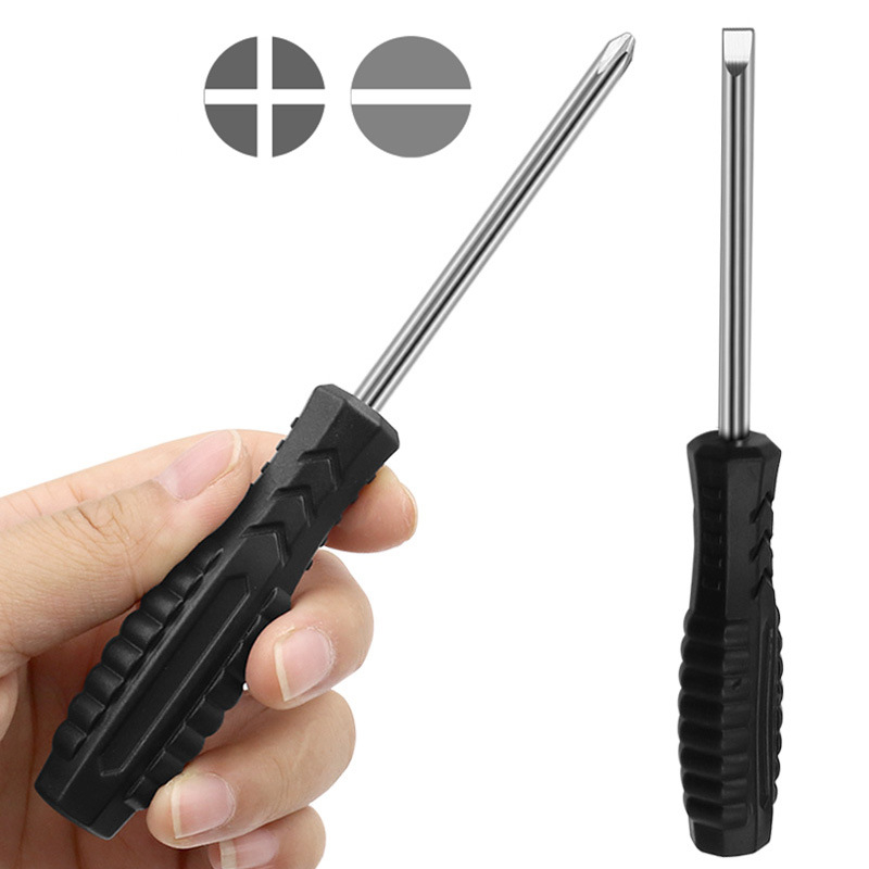 Furniture Hardware Parts - JINRUI Black handle cross slotted simple
