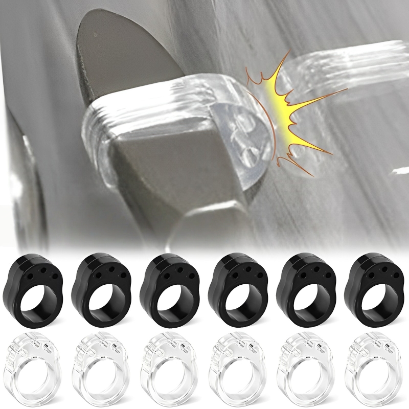 Furniture Hardware Parts - Multi-Purpose 1/4Pcs Silicone Doorknob Buffer, Shockproof