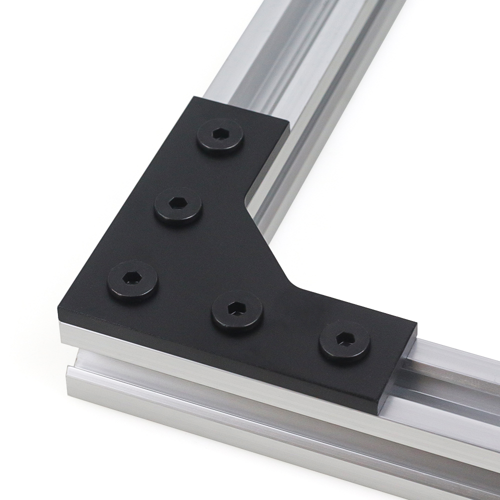 4Pcs/lot L Type 5 Holes 90 Deg - Joint Connector Bracket ulasan dan harga