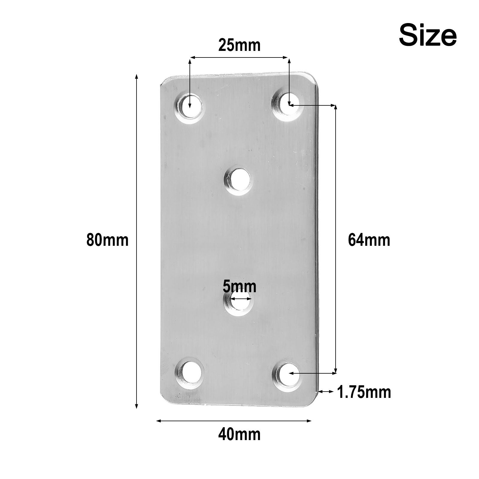 10pcs Stainless Steel Angle Co - Shelf Bracket Pair ulasan dan harga