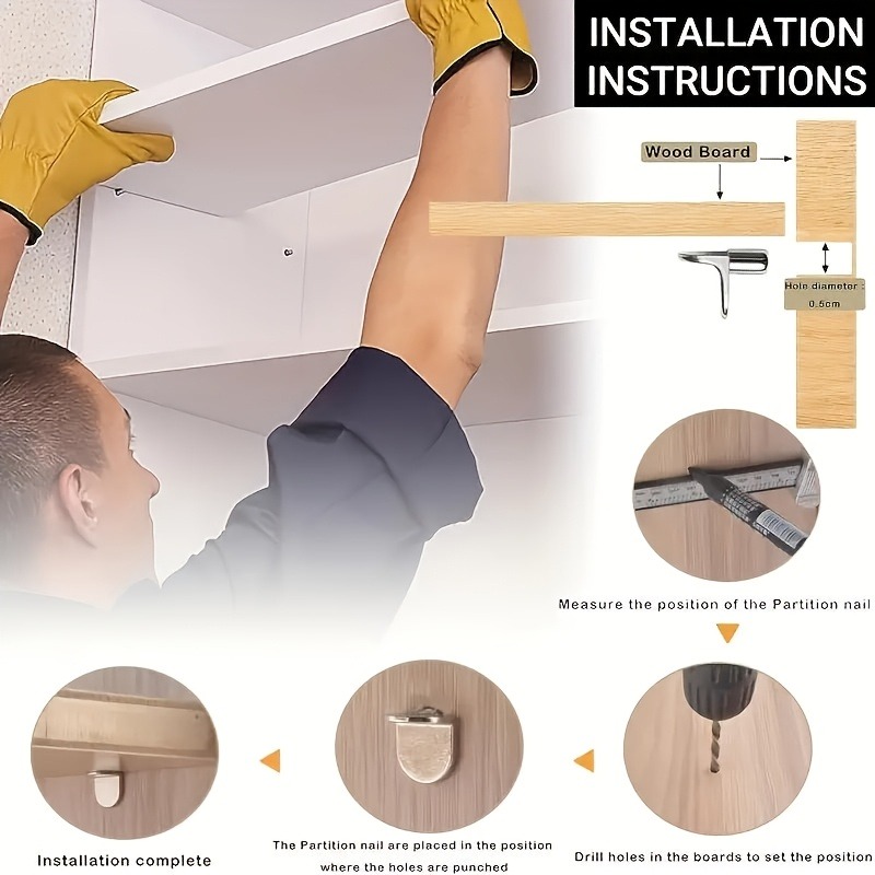 Metal Shelf Support Pegs, 2 St - Furniture Screw Type ulasan dan harga