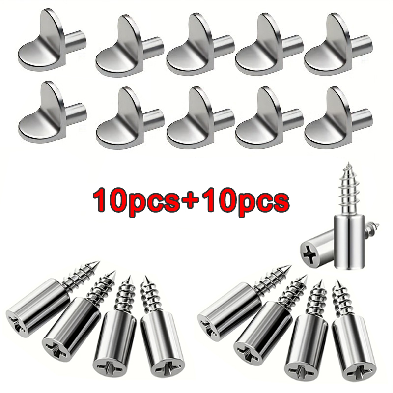 Metal Shelf Support Pegs, 2 St - Furniture Screw Type ulasan dan harga