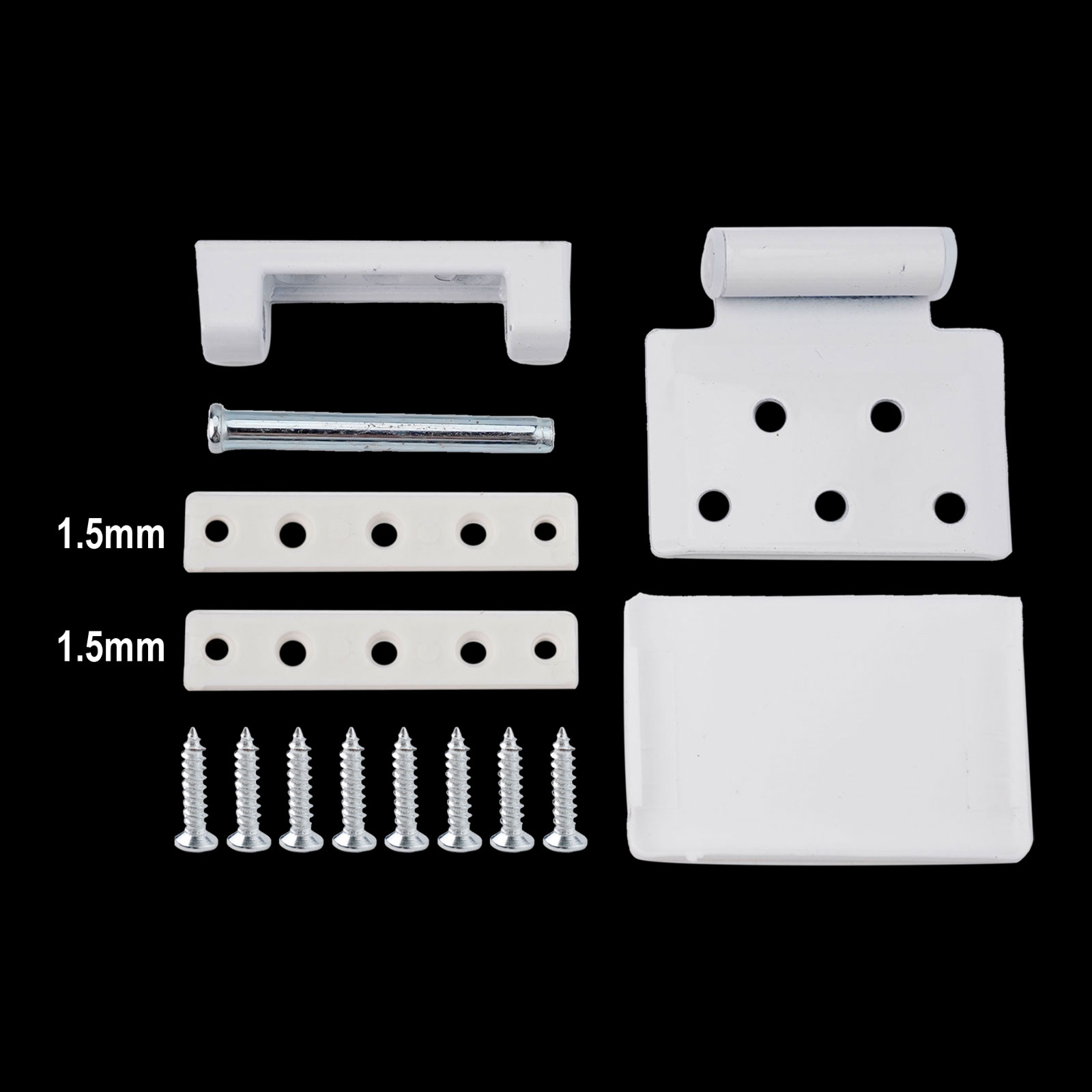 Door Flag Hinge Kit with Plate - Office Furniture Hardware ulasan dan harga