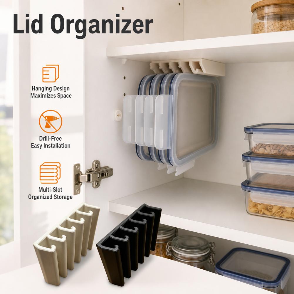 Kitchen Food Container Lid Hol - Shelf Bracket Pair ulasan dan harga