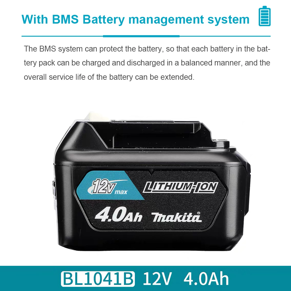 12V 4000mAh Lithium Battery Re - Makita Drill Hp1640 ulasan dan harga
