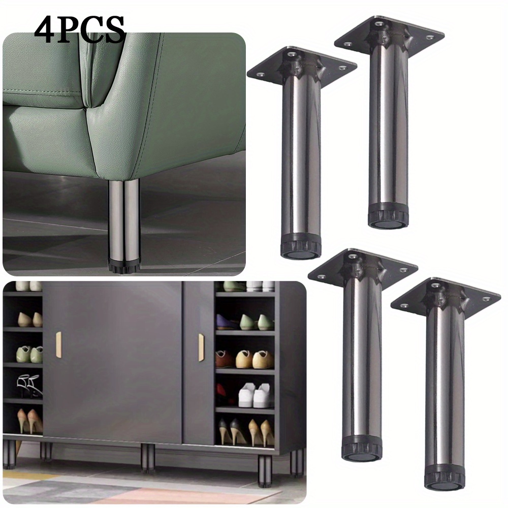 4pcs New design Gun Grey 15cm  - Furniture Hardware For Legs ulasan dan harga