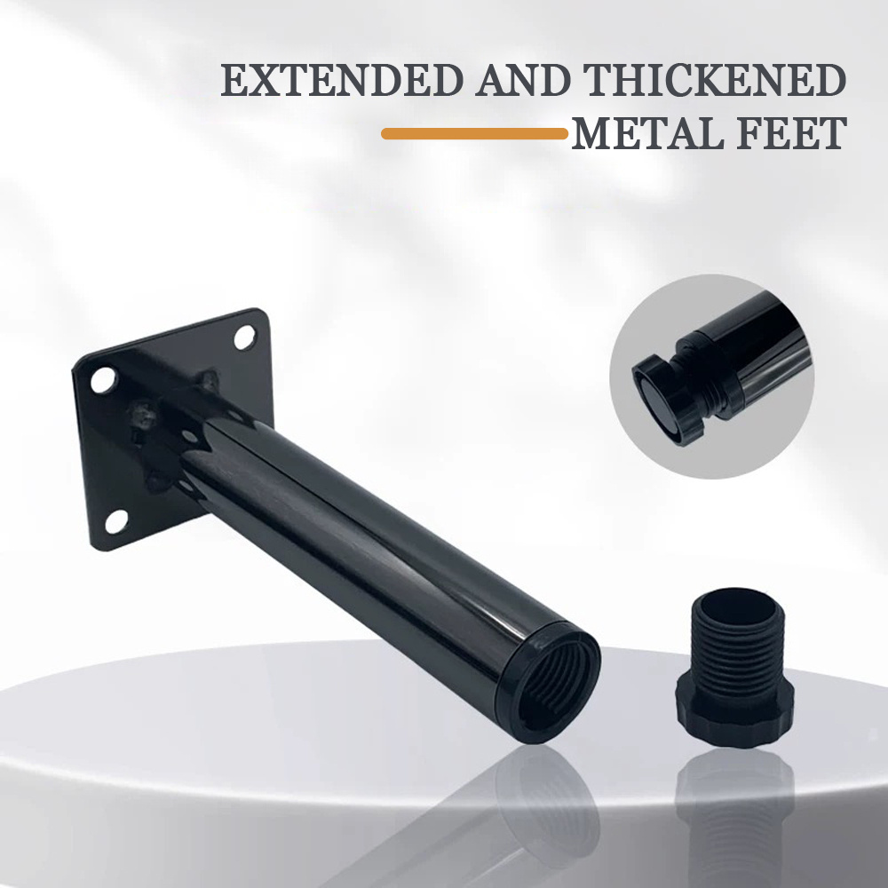 4pcs New design Gun Grey 15cm  - Furniture Hardware For Legs ulasan dan harga