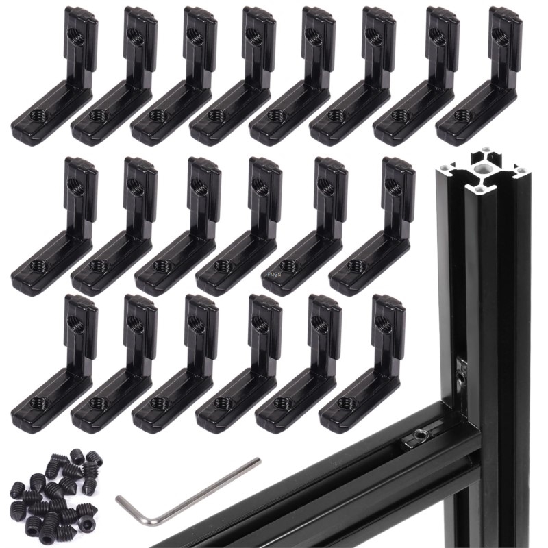 20Pc 2020 3-Way End Corner Bra - Joint Connector Bracket ulasan dan harga