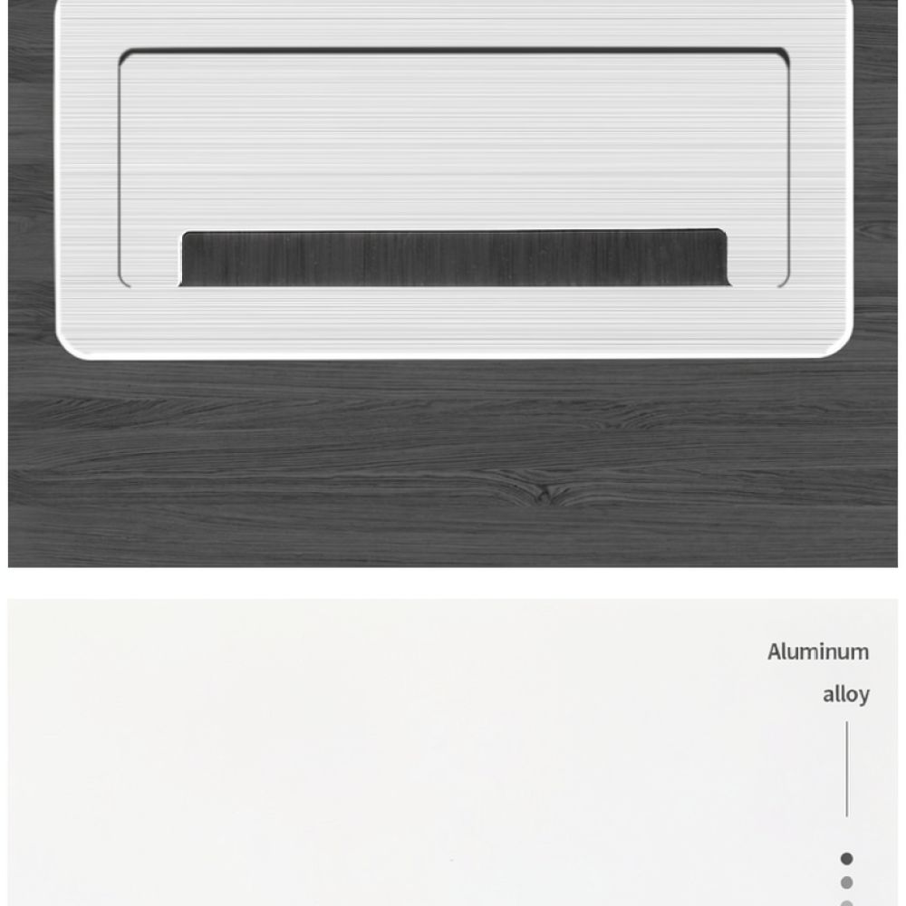 Premium Brushed Aluminum Desk  - Office Furniture Hardware ulasan dan harga
