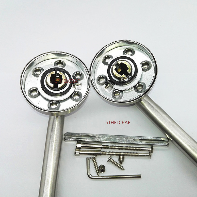 1 Pair Stainless Steel Passage - Furniture Hardware Parts ulasan dan harga