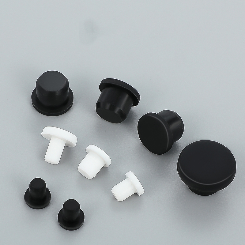 Black White Silicone Solid Plu - Furniture Screw Type ulasan dan harga