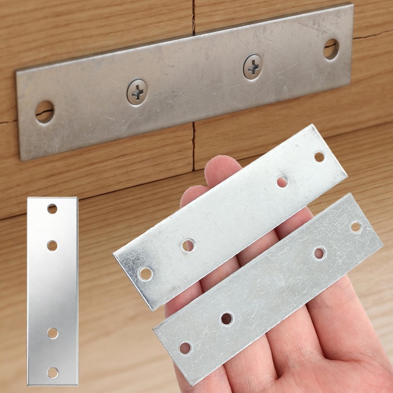 6/1PCS Heavy Duty Straight Bra - Furniture Joining Hardware ulasan dan harga