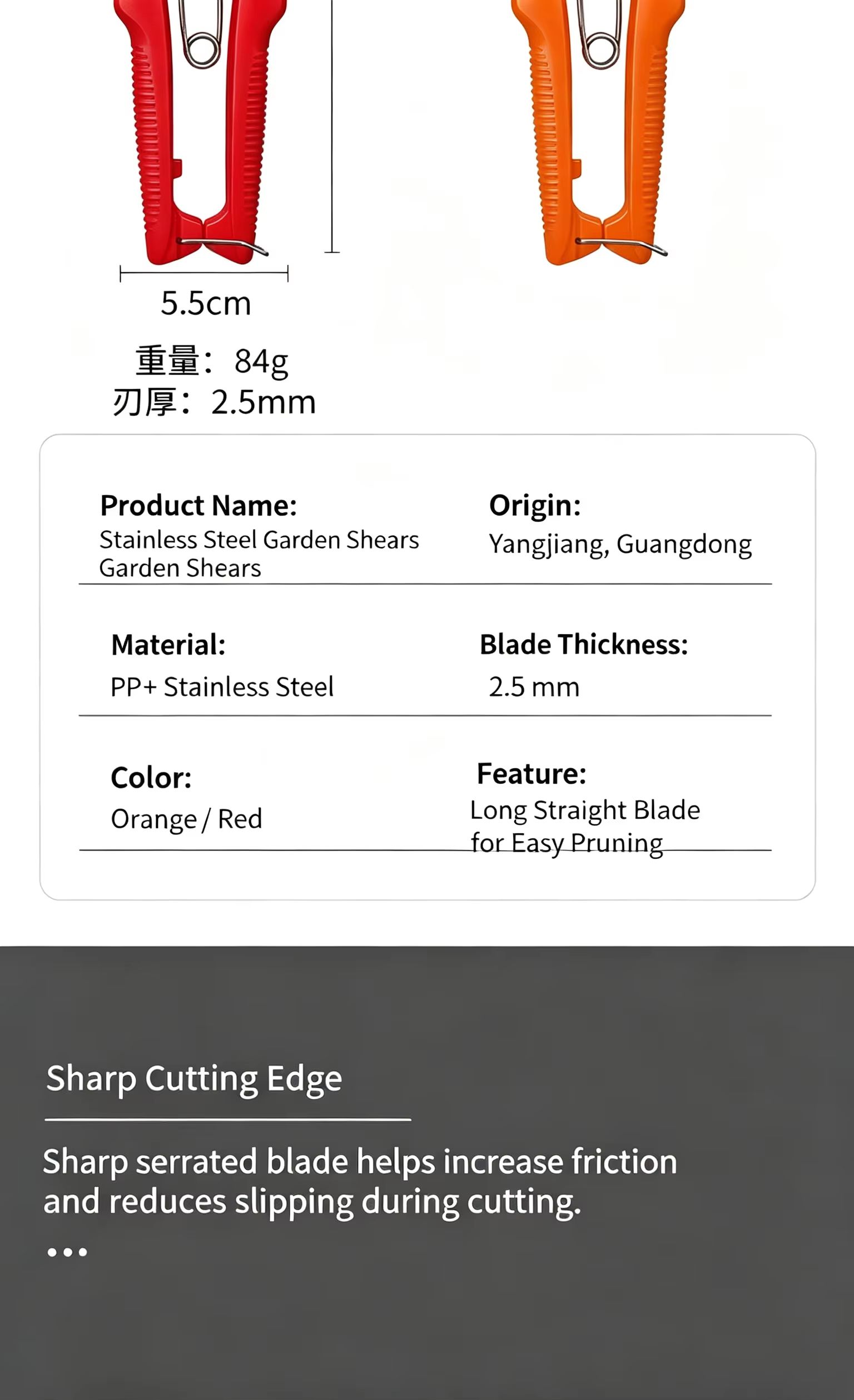 Grape Scissors Pruning Shears  - Furniture Joining Hardware ulasan dan harga