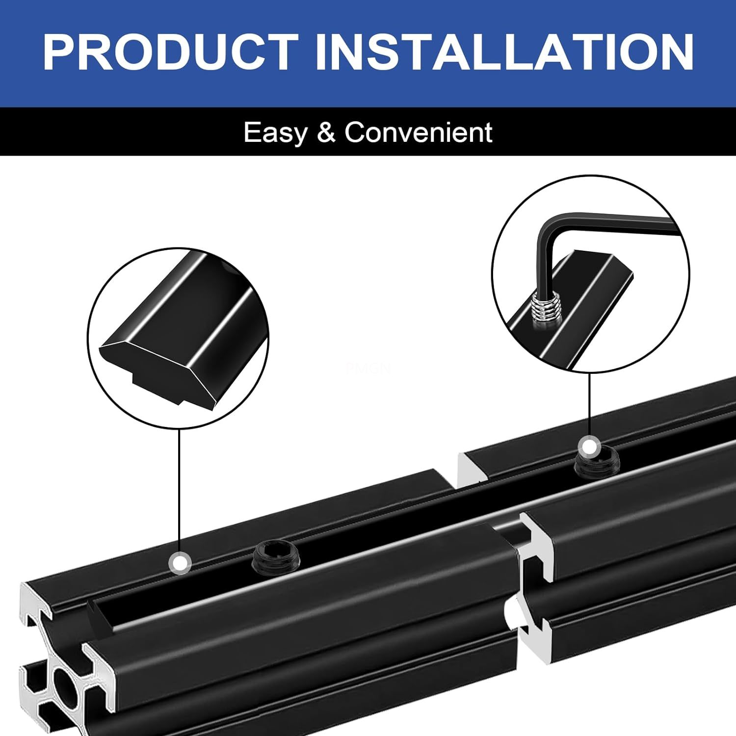 10pcs 2020 Staight Connector C - Joint Connector Bracket ulasan dan harga