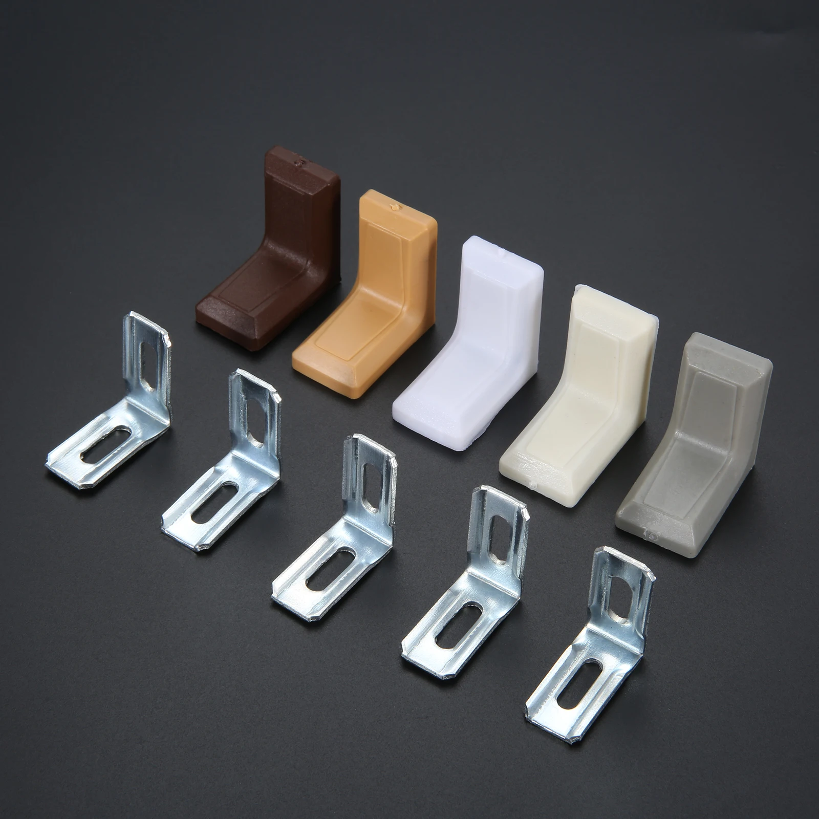 20Pcs 90 Degrees L Shape Corne - Shelf Bracket Pair ulasan dan harga