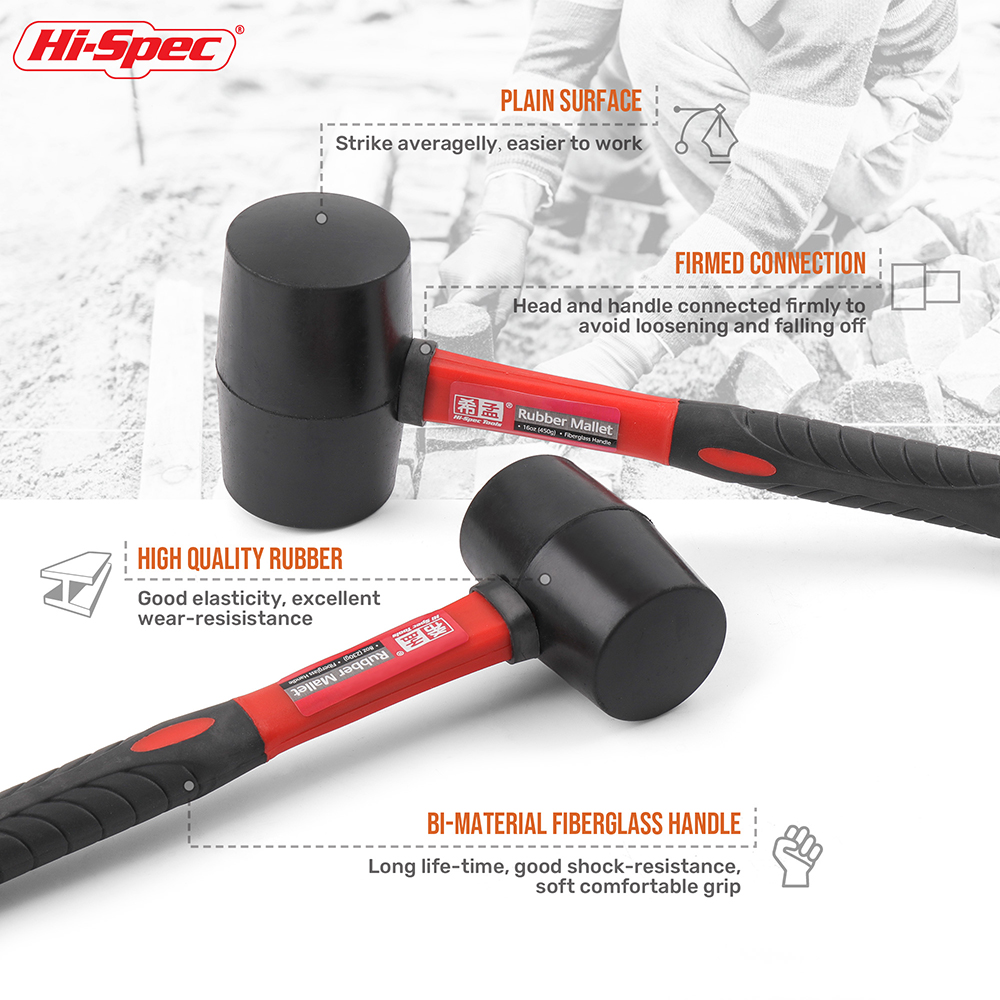 Soft Face Rubber Mallet Shock  - Furniture Hardware Parts ulasan dan harga