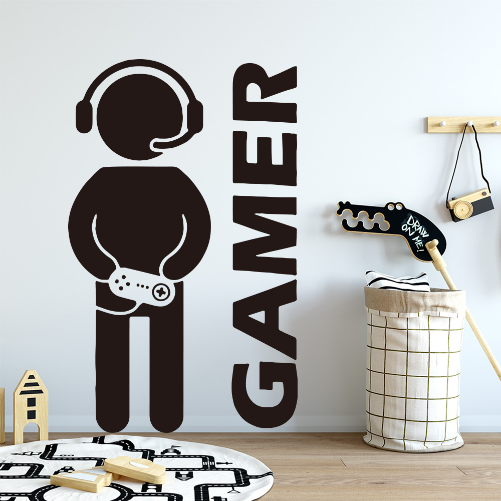 1pc Gamer Wall Art Decal For K - Furniture Hardware Parts ulasan dan harga