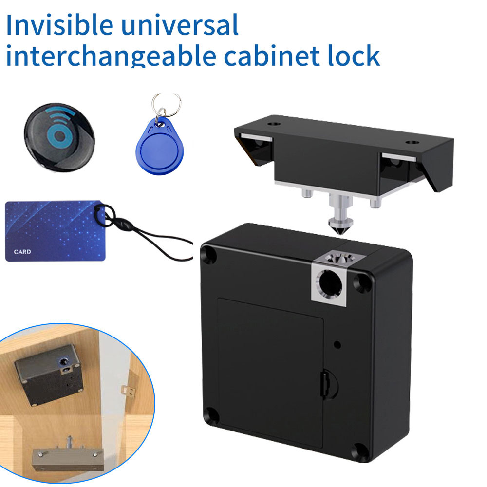 Smart Drawer Lock Invisible El - Cabinet Lock Key ulasan dan harga